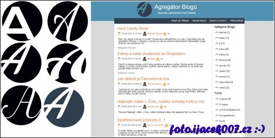 postup vytváření loga webu agregátor blogů 